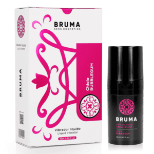 Vibromasseur liquide saveur bubblegum BRUMA – Plaisir sucré et sensations vibrantes