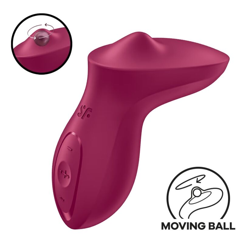 Exciterrr : Vibromasseur à poser avec bille roulante pour plaisir ultime