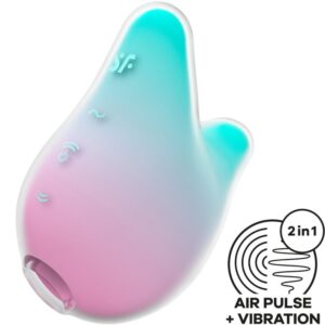 <strong>Satisfyer Mermaid Vibes</strong> : Vibromasseur à ondes de pression au design envoûtant