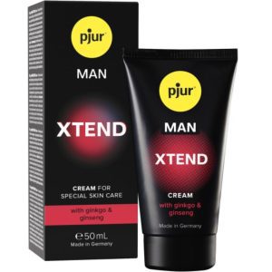 Crème de massage intime homme au ginseng et ginkgo revitalisants