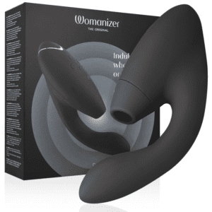 <strong>Stimulateur double Womanizer Duo 2</strong> : Orgasmes synchronisés du clitoris au point G