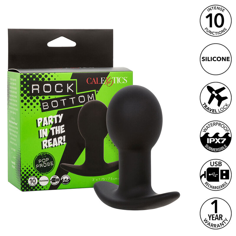 Rock Bottom Pop Probe : Sonde Vibrante pour Plaisirs Intenses