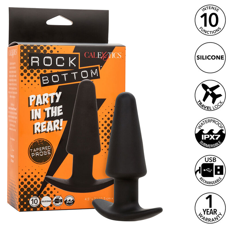 Plonge dans l'extase avec la sonde conique Rock Bottom