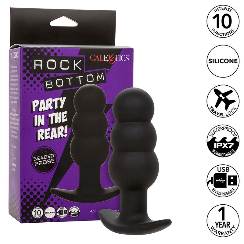 Sonde perlée Rock Bottom : explore des frissons profonds