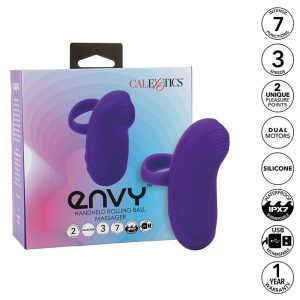 Masseur à billes roulantes portatif Envy : plaisir vibrant et luxueux