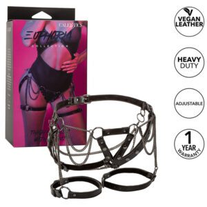 Harnais de cuisse avec chaînes Euphoria – Élégance rebelle