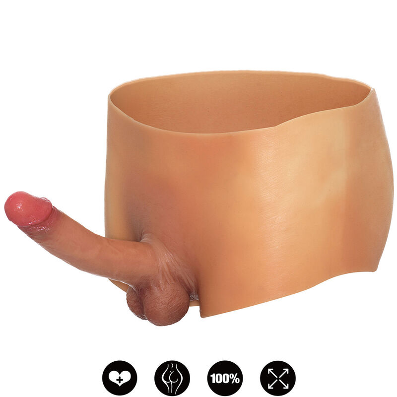 Boxer Pénis 18 cm en Silicone - ALTER EGO Hidden Desire