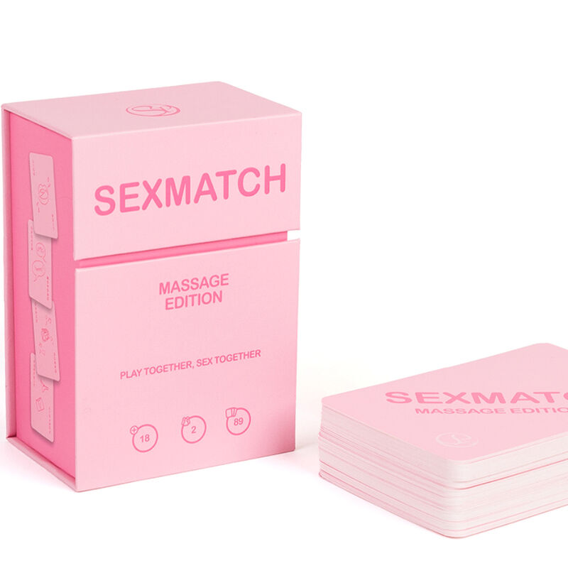 Jeu érotique pour couple Sexmatch Massage Edition