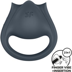 Perfect Pair 2 : vibromasseur et anneau pénien 2 en 1 pour plaisir partagé