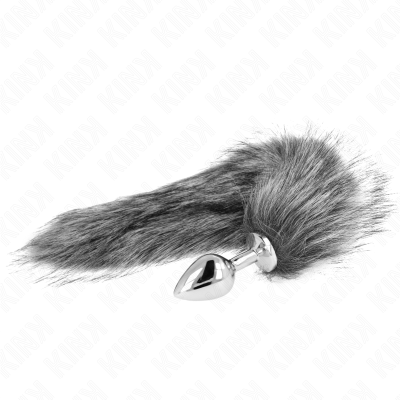 Plugs anaux avec queue synthétique KINK - Plaisir et fantaisie