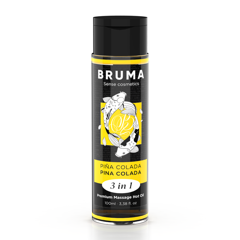 Huile de massage effet chaleur goût Pina Colada BRUMA