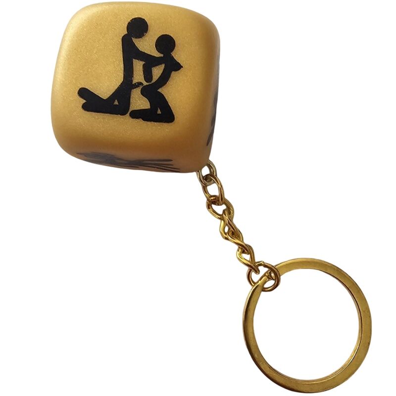 Dado de la Passion Doré – Accessoire Érotique Élégant