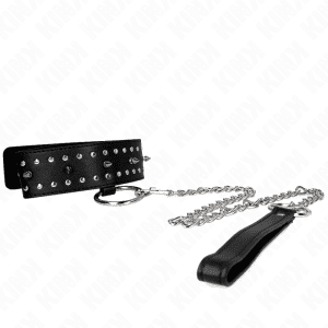 Collier BDSM avec laisse KINK : élégance et contrôle absolu