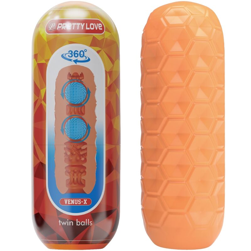 Masturbateur homme JOLI AMOUR avec boules internes stimulantes