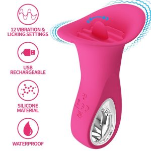 Stimulateur clitoridien langue vibrante JOLI AMOUR BI-300080