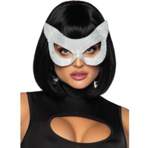 Masque Chat Strass Diamond LEG AVENUE – Mystère & Séduction