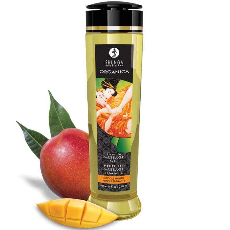 Huile de massage Shunga mangue – sensorielle et naturelle