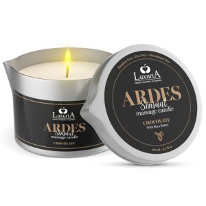 Bougie de Massage Luxuria Ardes Isabella Grape au Beurre de Karité