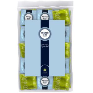 Préservatif MISTER SIZE 49 : Sensations pures, ajustement parfait