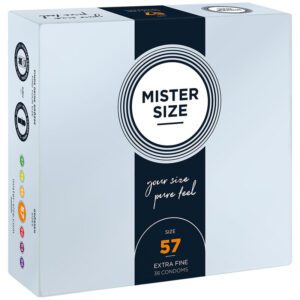 Préservatif MISTER SIZE 57 – Taille parfaite, plaisir décuplé