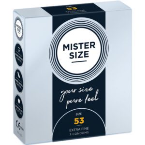 Préservatif MISTER SIZE 53 – Sensations sur mesure, plaisir intense