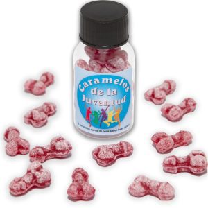 Bonbons en forme de pénis au goût fruité – L'accessoire fun pour vos fêtes sexy