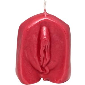 Bougie vagin rouge : la touche coquine de votre fête