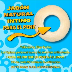 Savon intime en forme de donut pour homme – Cadeau original et soin doux