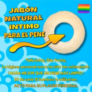 Savon intime en forme de donut pour homme