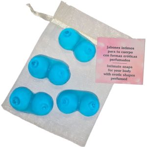 Savons seins bleus originaux – Cadeau fun et sexy pour EVJF