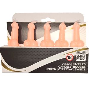 Bougies pénis naturelles – Accessoire déco EVJF/EVG fun et sexy
