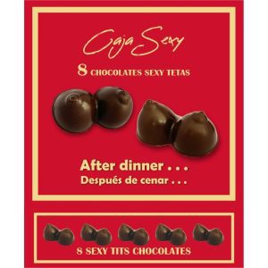 Barres chocolatées en forme de poitrine pour EVJF/EVG