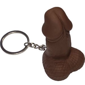 Porte-clés pénis mulâtre – Accessoire audacieux pour EVJF et soirées festives