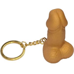 Porte-clés pénis doré : l’accessoire EVJF chic et drôle