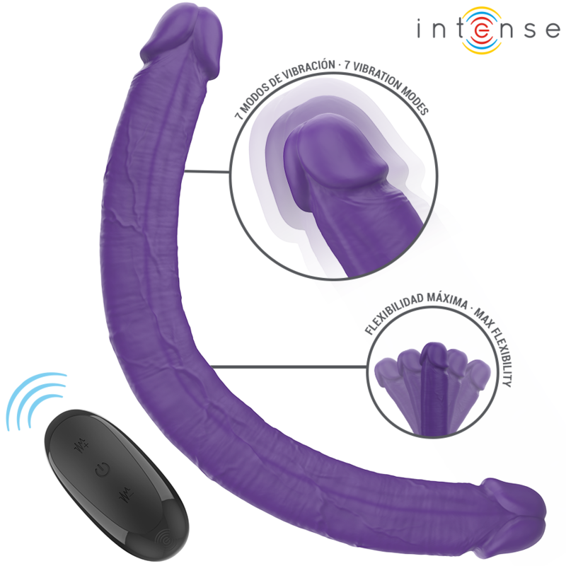 Double gode vibrant GUNTER INTENSE – Plaisir partagé ultime