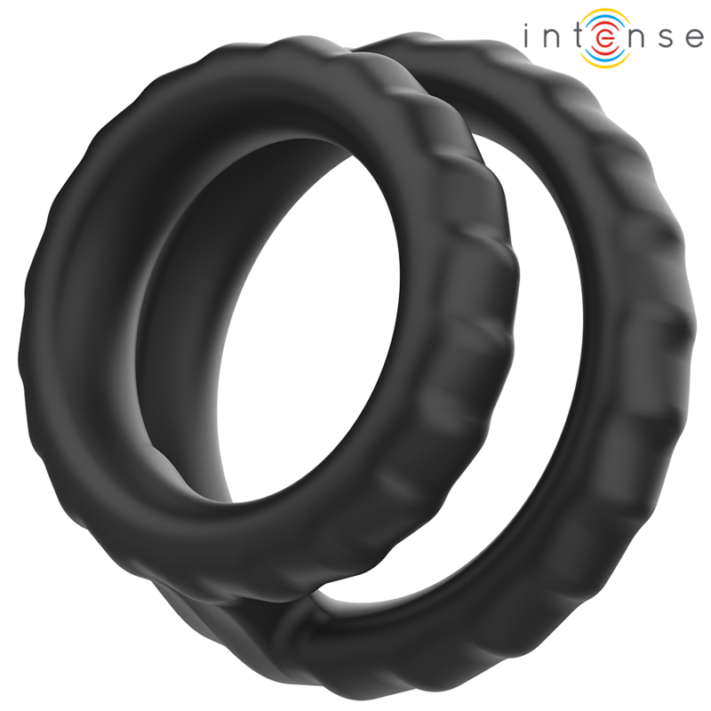 Anneau pénien double DEWEY INTENSE en silicone doux