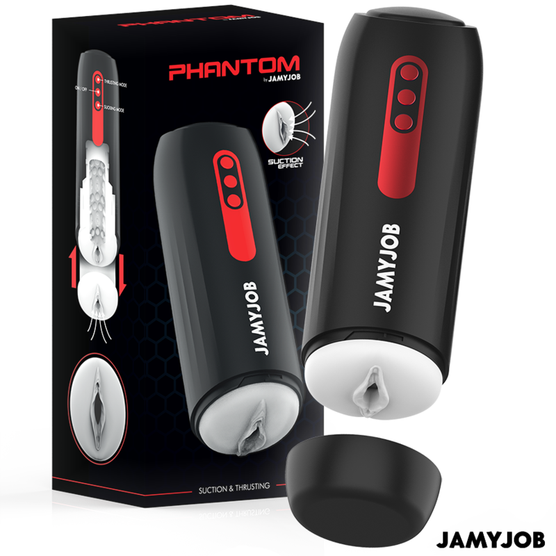 Masturbateur automatique PHANTOM JAMYJOB : plaisir intense pour homme