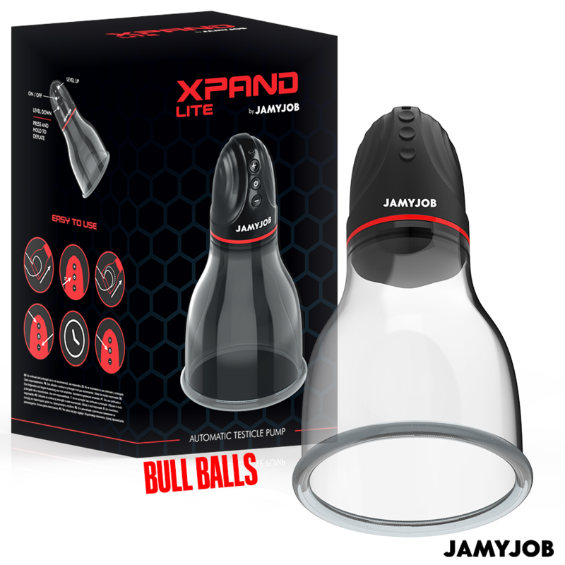 Pompe de stimulation testiculaire XPAND LITE JAMYJOB – Plaisir ciblé et intense