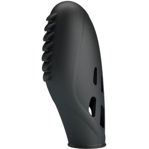 Vibromasseur à doigt en silicone pour préliminaires sensuels