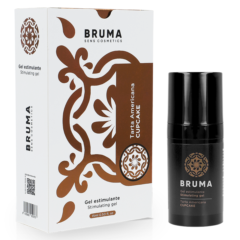 Gel stimulant goût cupcake BRUMA – Éveil des sens sucrés