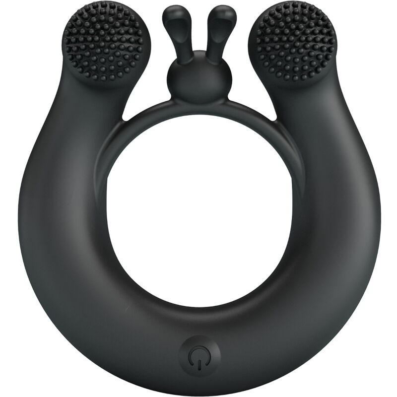 Anneau vibrant en silicone pour orgasme intensifié