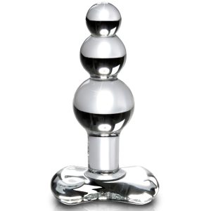 Plug anal en verre de luxe pour une stimulation intense