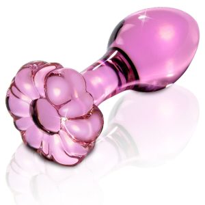 Plug anal en verre de luxe pour sensations intenses