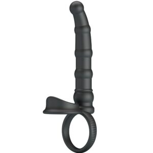 Anneau pénien vibrant pour double pénétration – JOLI AMOUR BI-210375