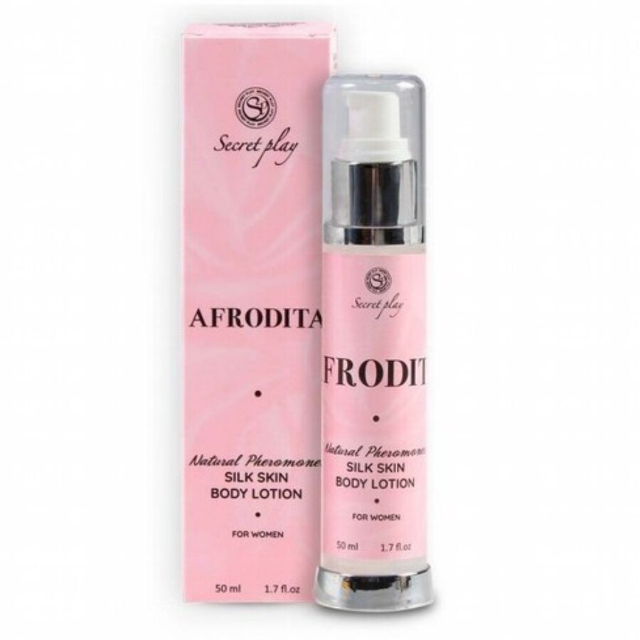 Lotion Aphrodite Silk Skin – Subtil Attractif Sexuel au Parfum de Truffe