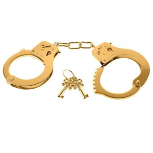 Menottes en métal doré Fetish Fantasy Gold – Élégance et domination