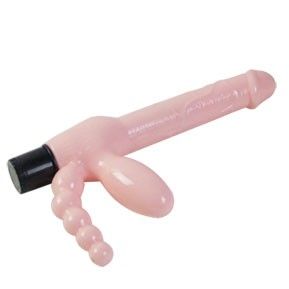 Harnais sans sangle pour femme avec vibromasseur intégré