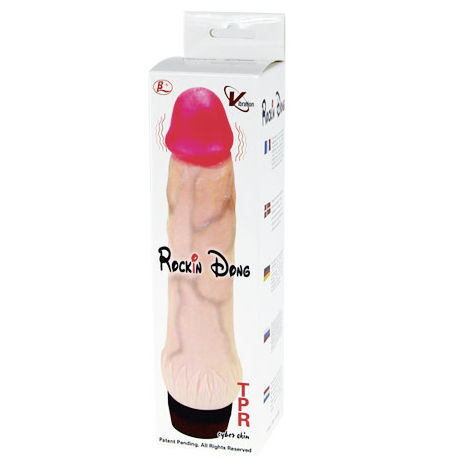 <strong>Gode réaliste vibrant Rocking Dong</strong> pour sensations profondes