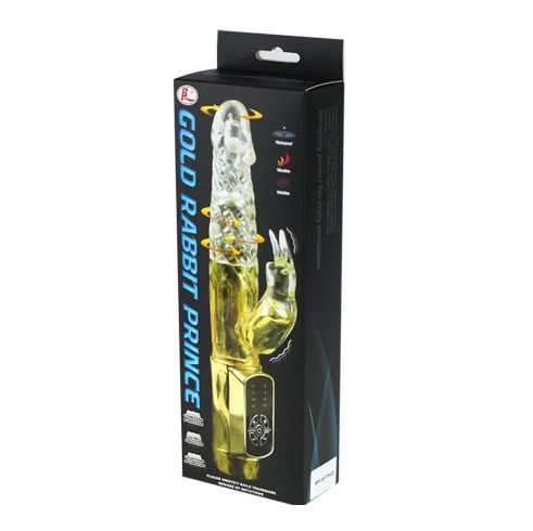 Rabbit Gold Prince : vibromasseur lapin pour un plaisir infini
