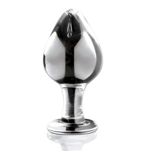 Plug anal en verre soufflé luxueux – Élégance et plaisir glacé
